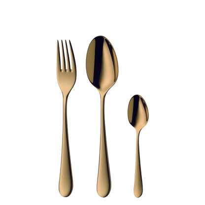 Oyster fork SIGNUM PVD gold 149mm