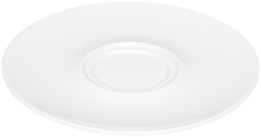 Saucer round with double well 17cm