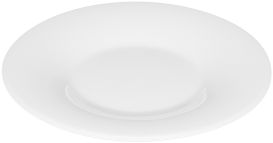 Plate flat round with rim 17cm