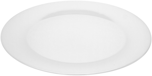 Plate flat round with rim 32cm