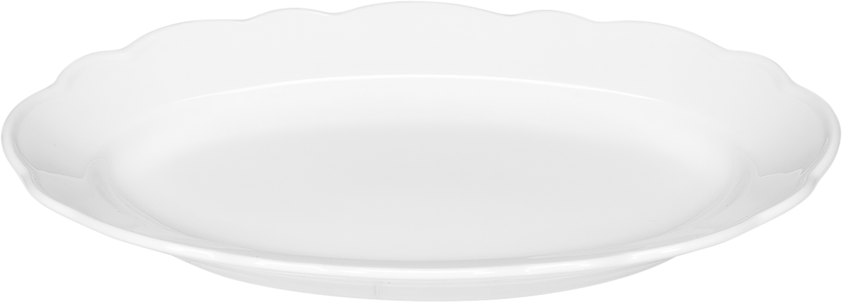 Platter oval with rim 30x19cm