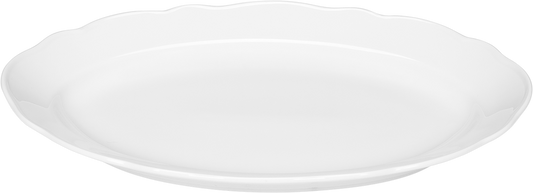 Platter oval with rim 35x23cm
