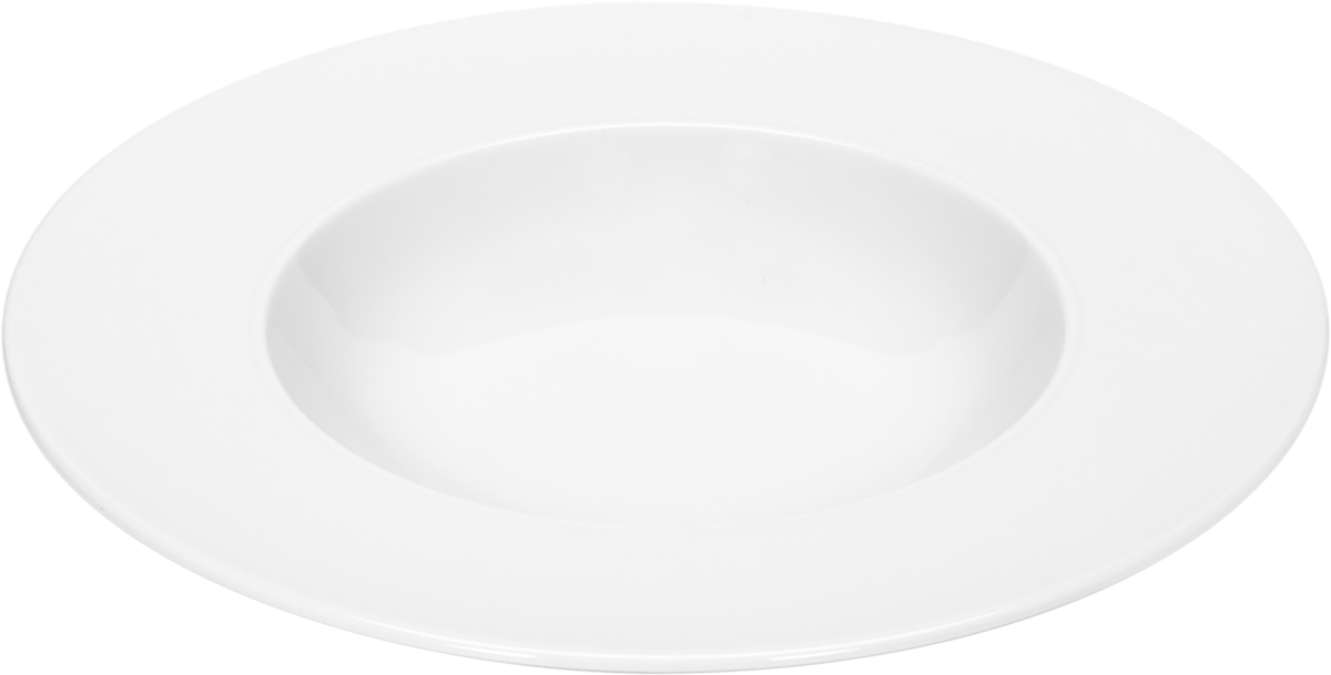Plate deep round with rim 28cm