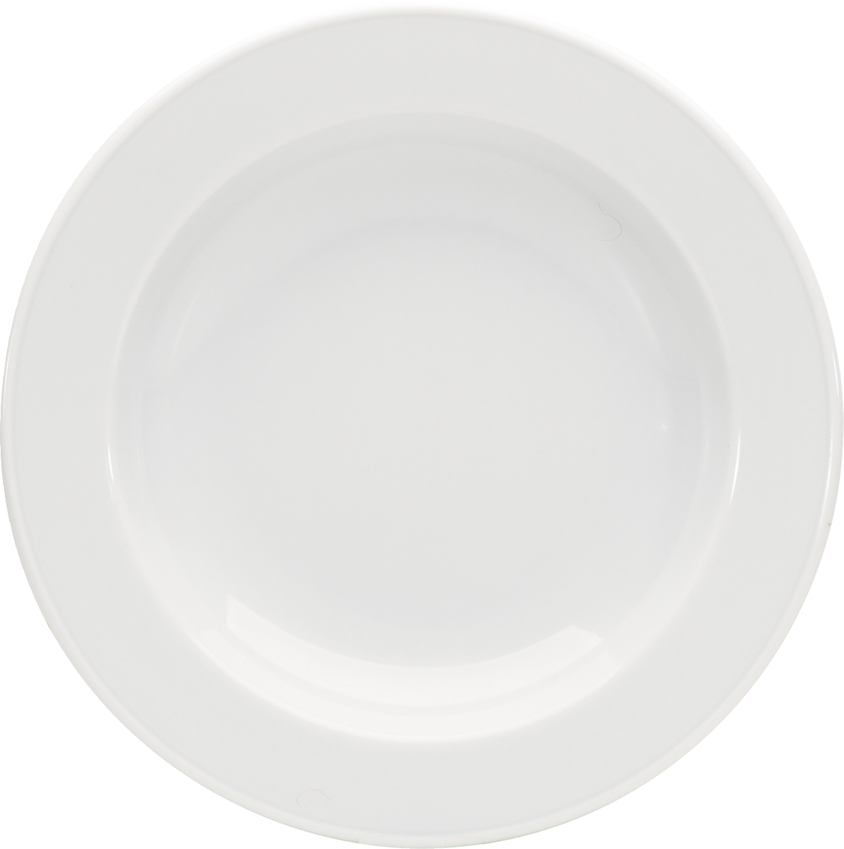 Plate half-deep round with rim 19cm