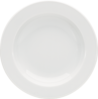Plate half-deep round with rim 19cm