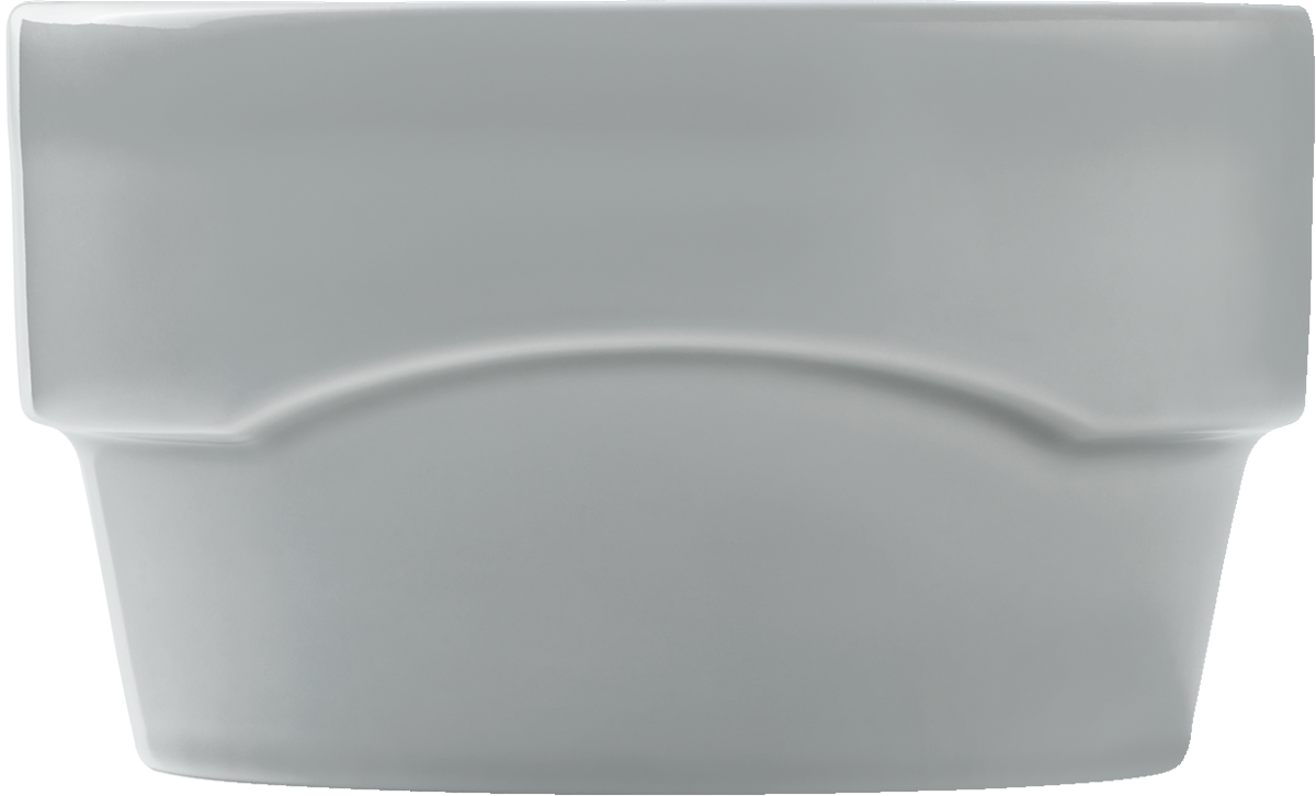 Soup bowl small plain bottom GRAY 10cm/0.34l