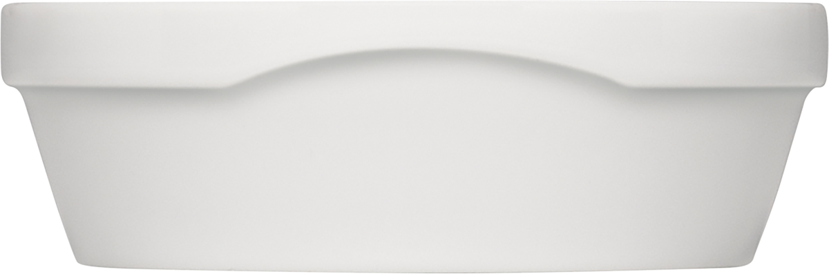 Stew-dish round stackable plain bottom 18cm/0.90l