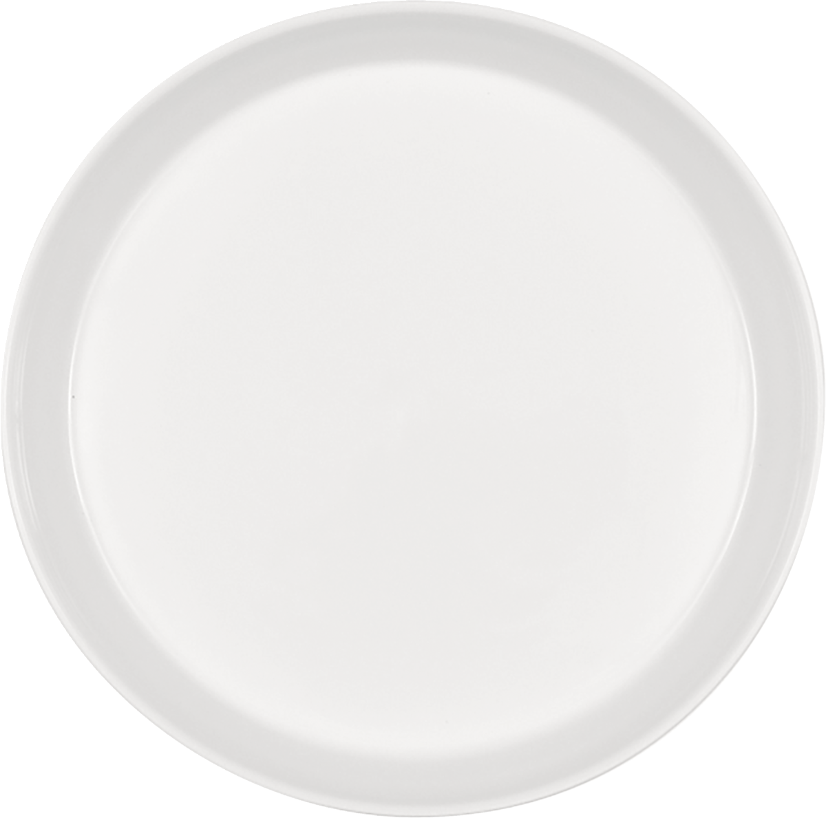 Plate deep round plain bottom 23cm