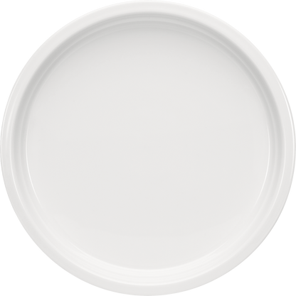 Plate half-deep round plain bottom 23cm