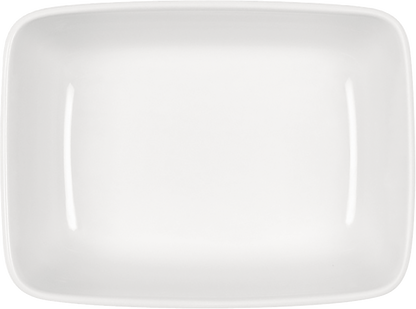 Bowl rectangular stackable plain bottom 12x8cm/0.30l