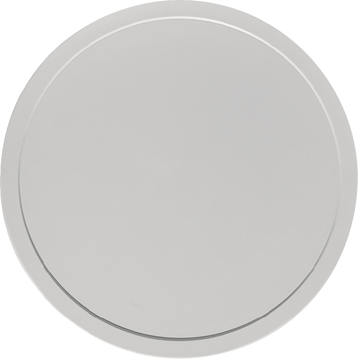Plastic cover round gray flat, 20cm
