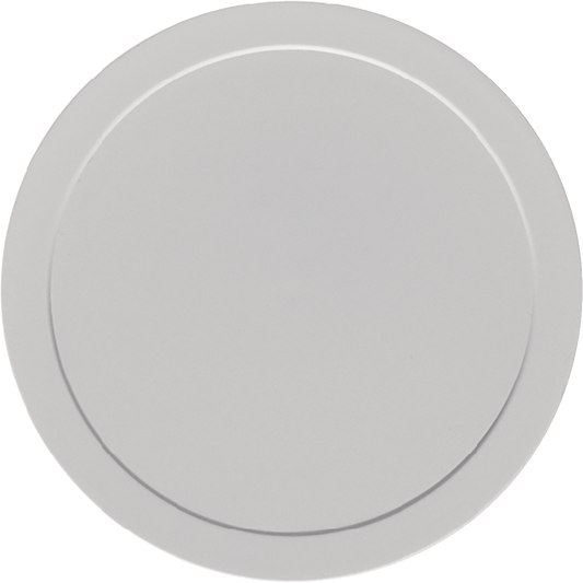 Plastic cover gray flat gray 9cm