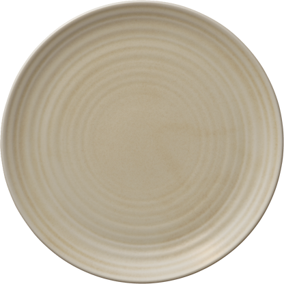 Plate flat round coupe structure SAND 26cm