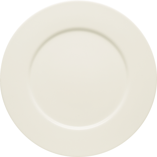 Plate flat round with rim 29cm