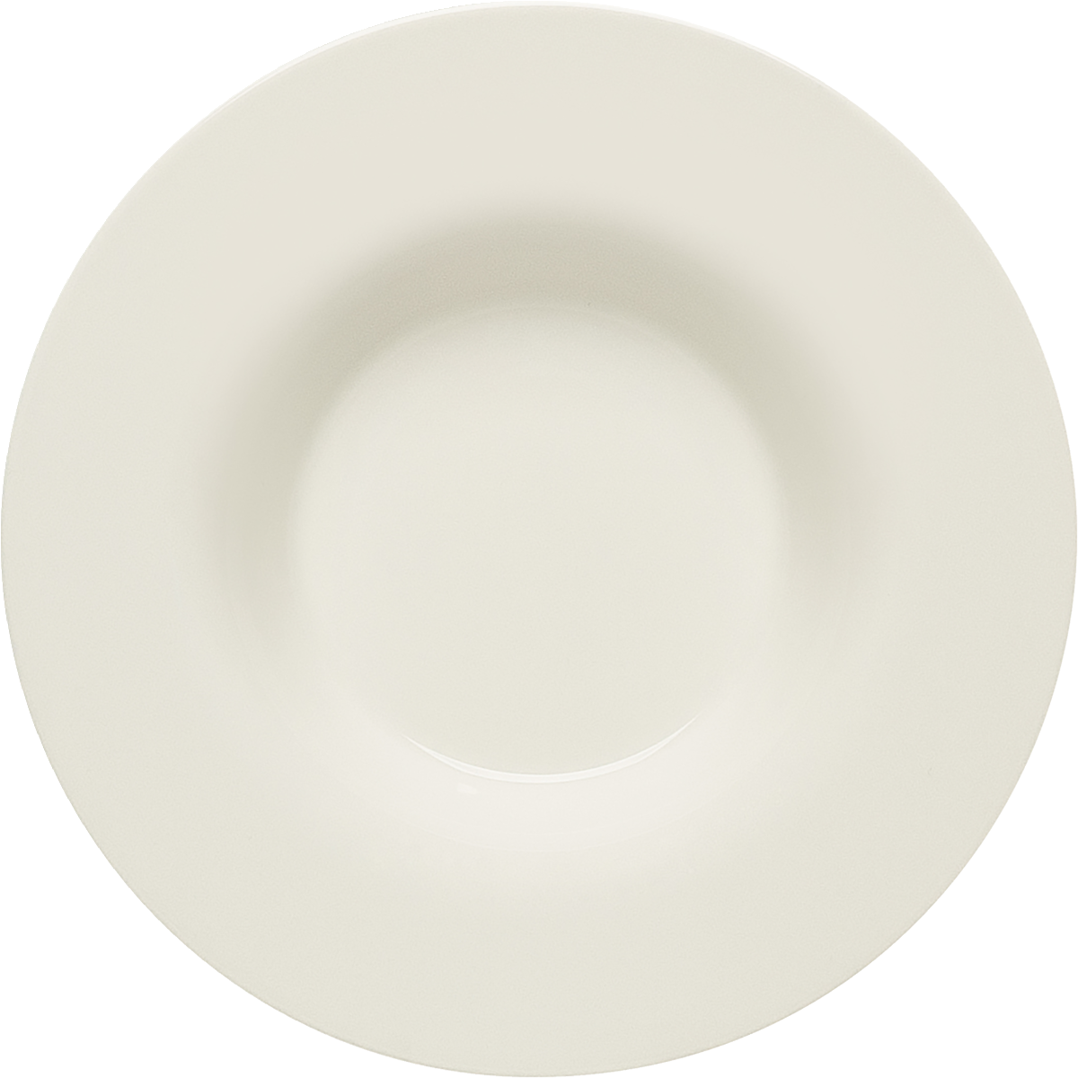 Plate deep round with rim 20cm
