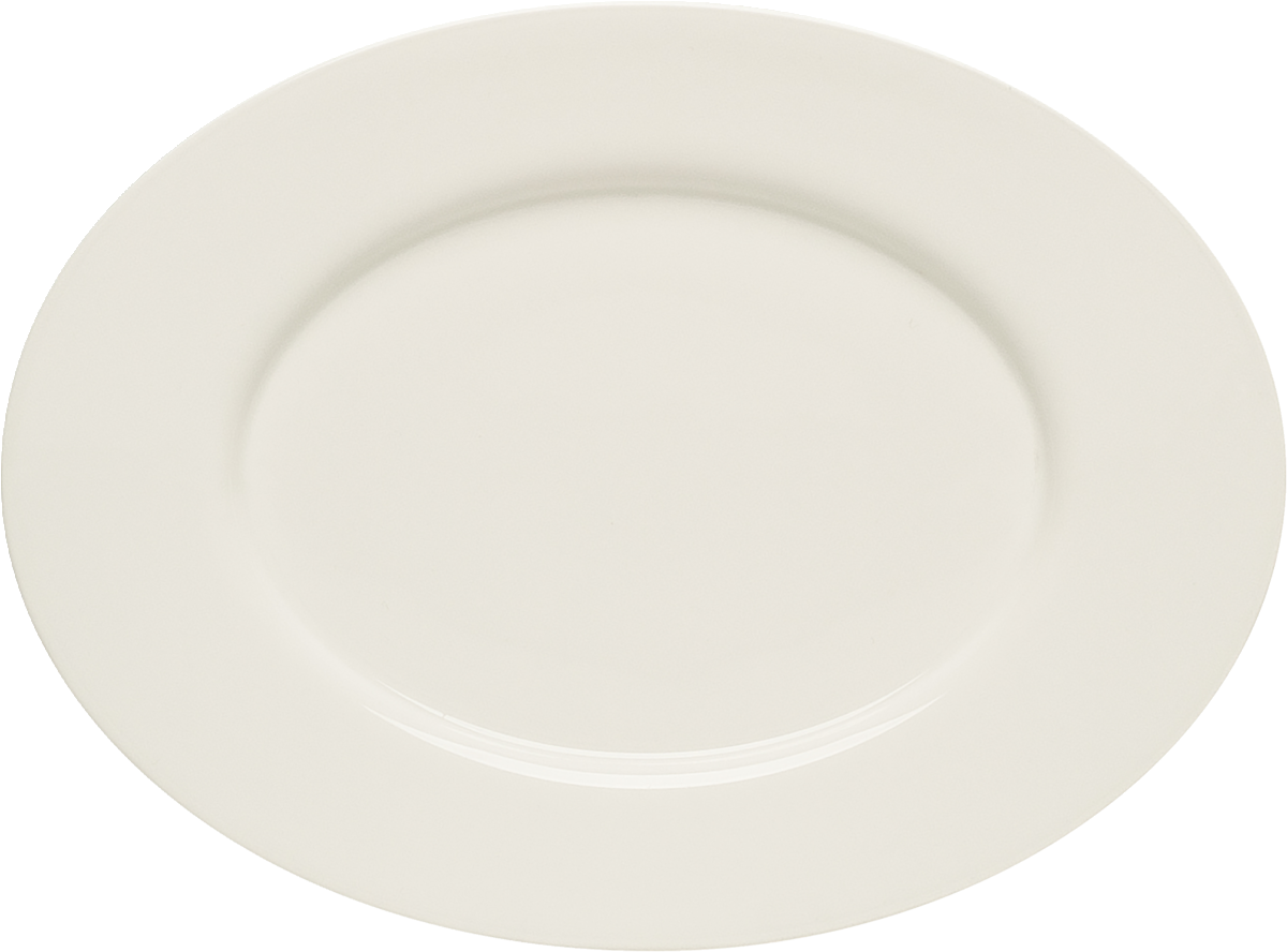 Platter oval with rim 24x18cm