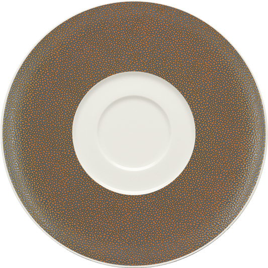 Saucer round with double well 16cm