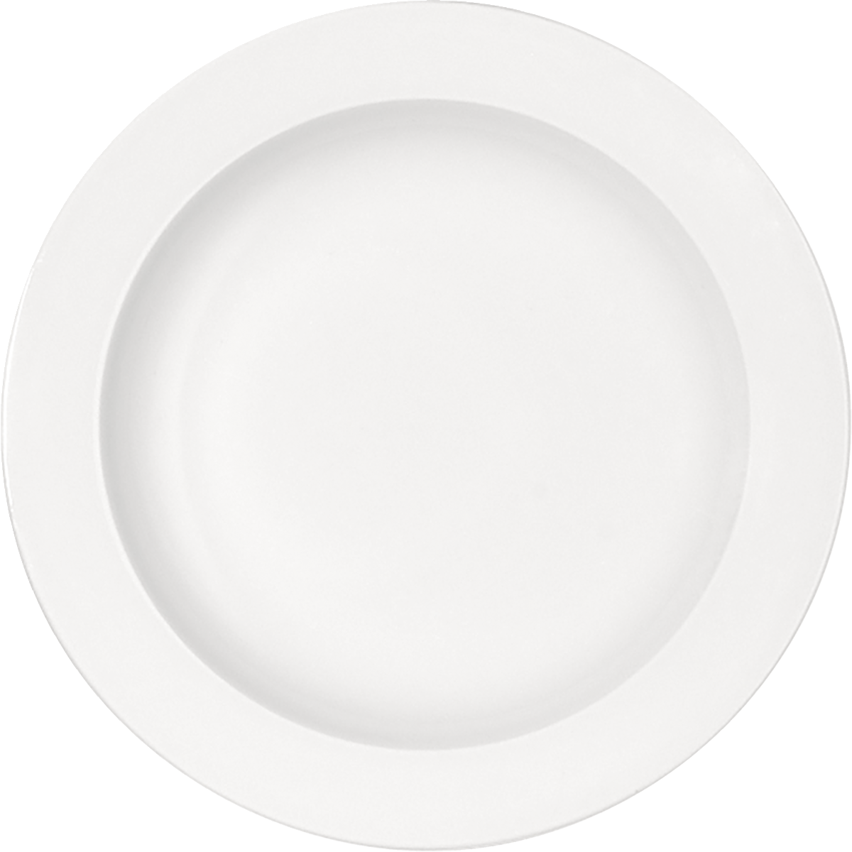 Plate half-deep round with rim 20cm