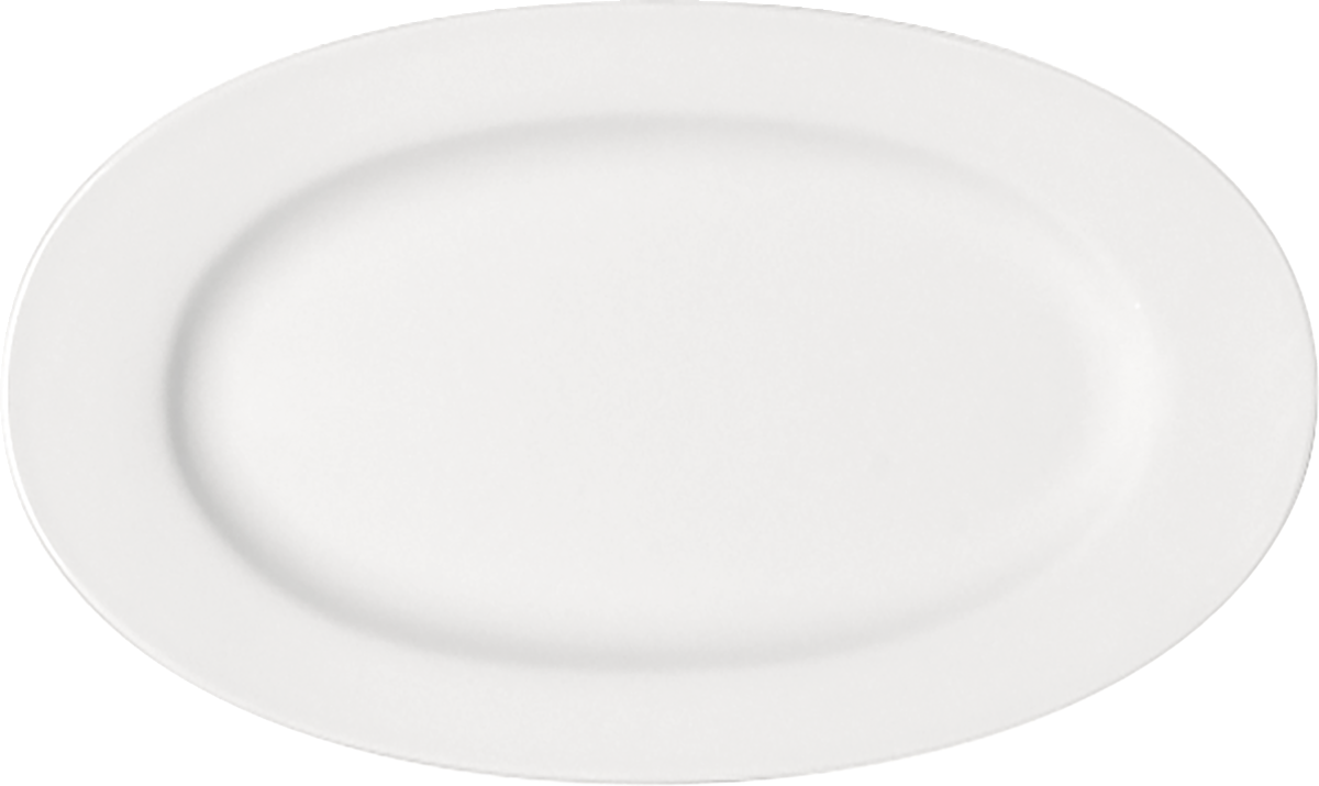 Platter oval with rim 33x20cm