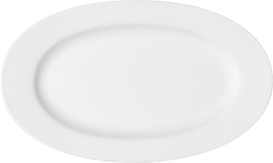 Platter oval with rim 33x20cm