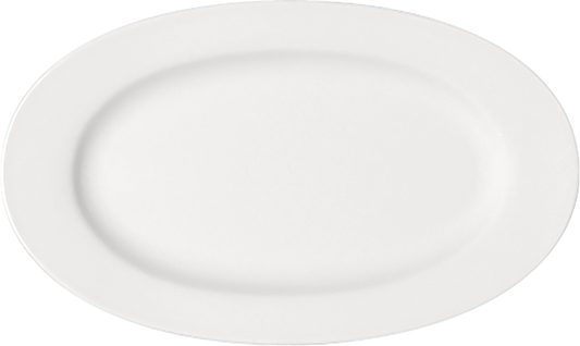 Platter oval with rim 38x22cm