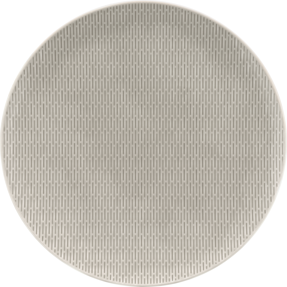 Plate flat round coupe structure GRAY 28cm