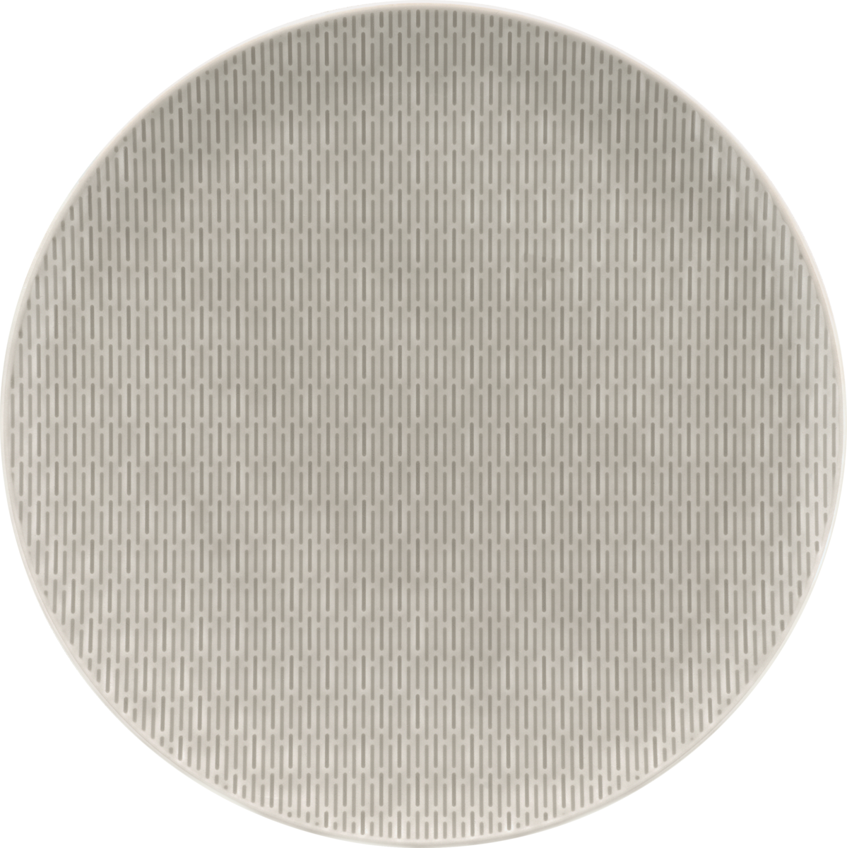 Plate flat round coupe structure GRAY 32cm