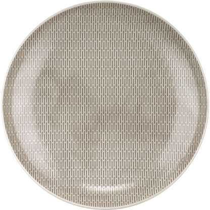 Plate deep round coupe structure GRAY 24cm