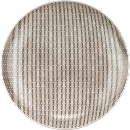 Plate deep round coupe structure GRAY 24cm