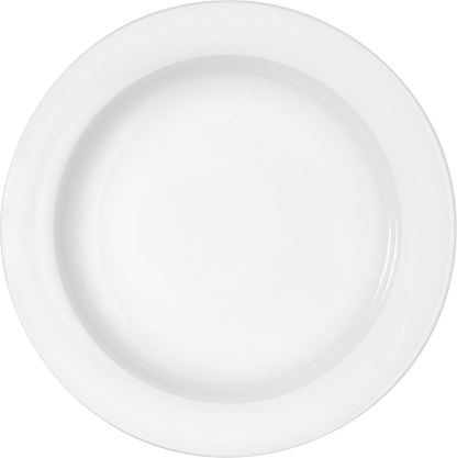 Plate half-deep round with rim 20cm