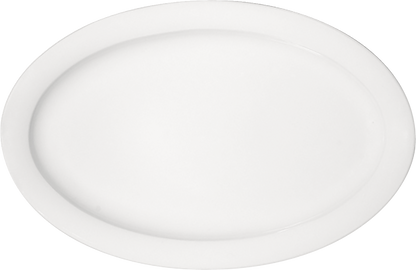 Platter oval with rim 19x29cm