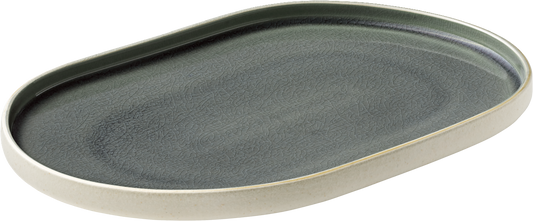 Platter oval grey 30cm