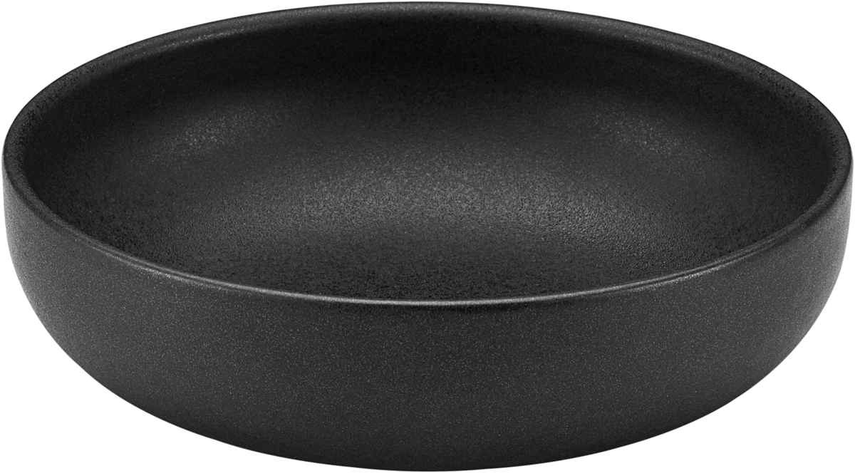 Dish round black 16cm/0.60l