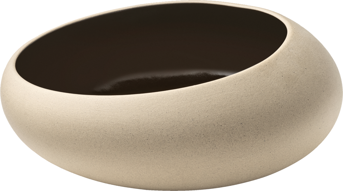 Bowl round black 20cm/1.00l