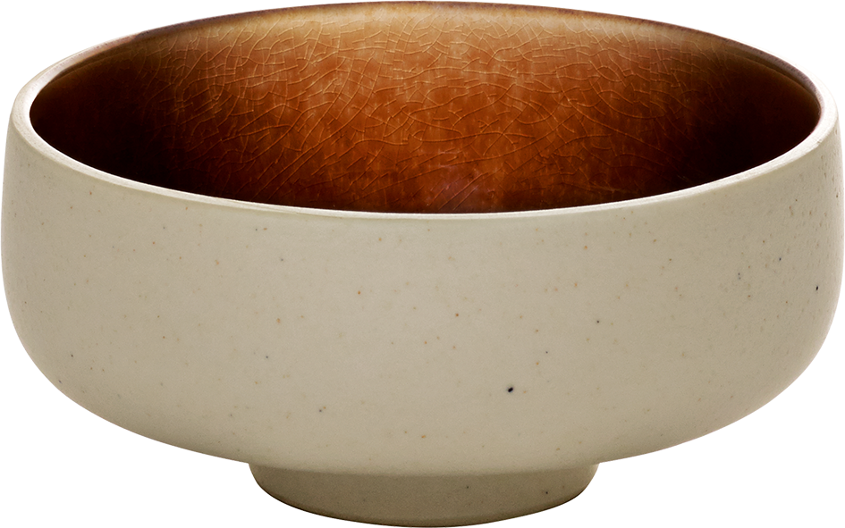 Small bowl round brown 8cm/0.12l