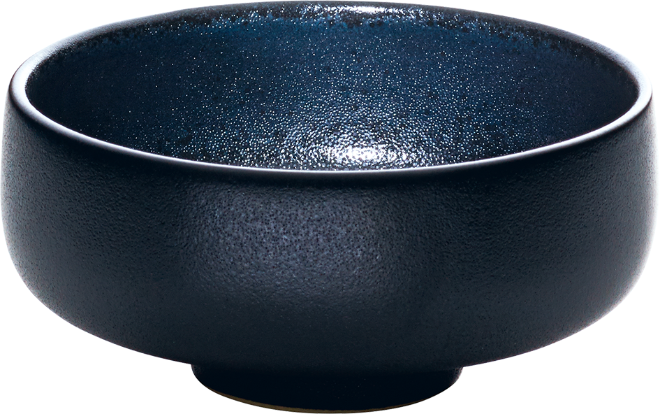 Small bowl round black 8cm/0.12l
