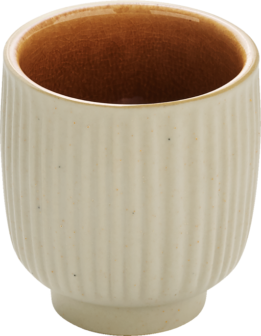 Cup embossed brown 0.10l