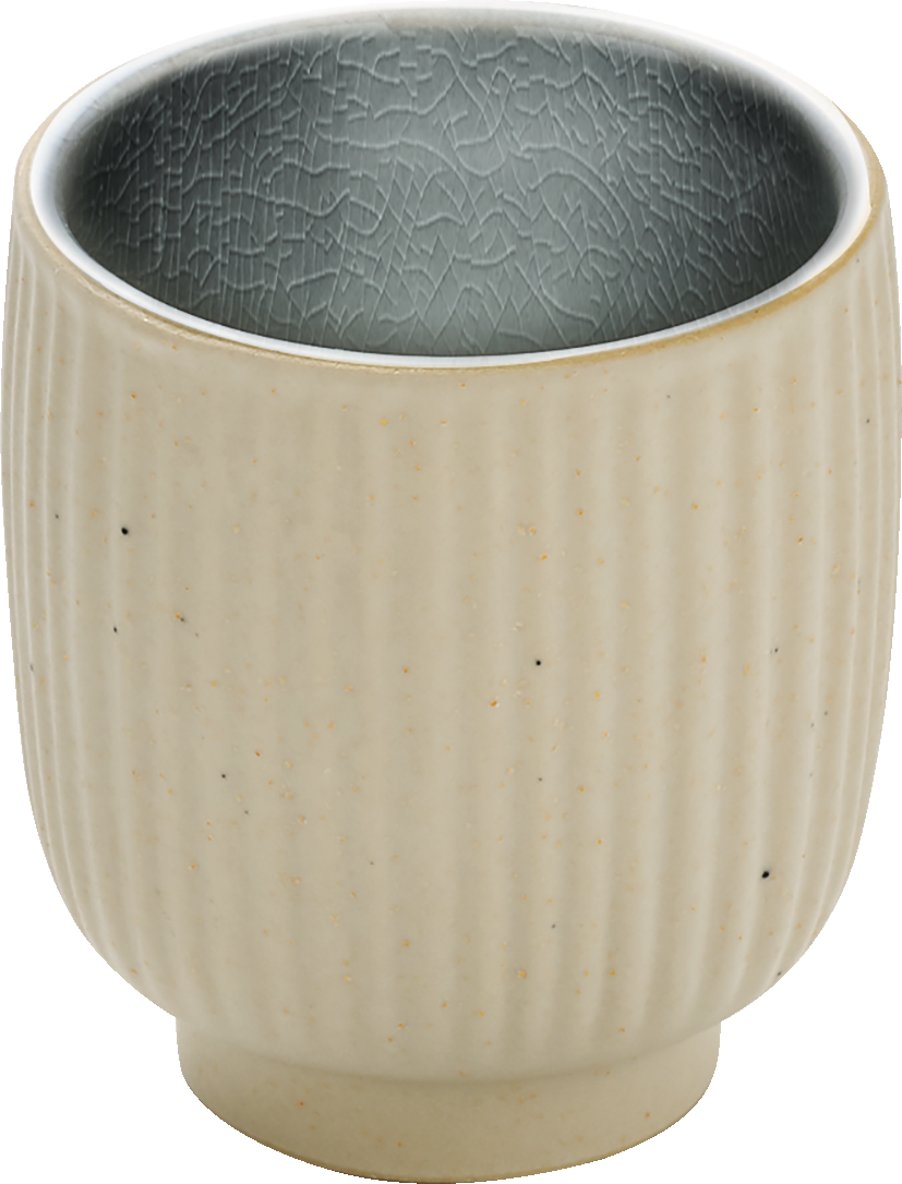 Cup embossed gray 0.10l