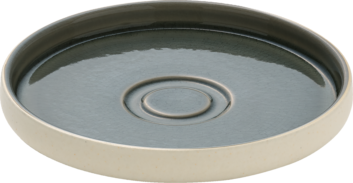 Saucer round gray 15cm