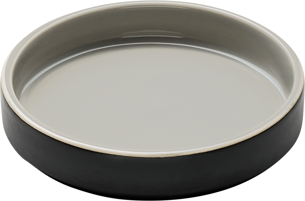 Cocotte modern lid/plate grey 14cm