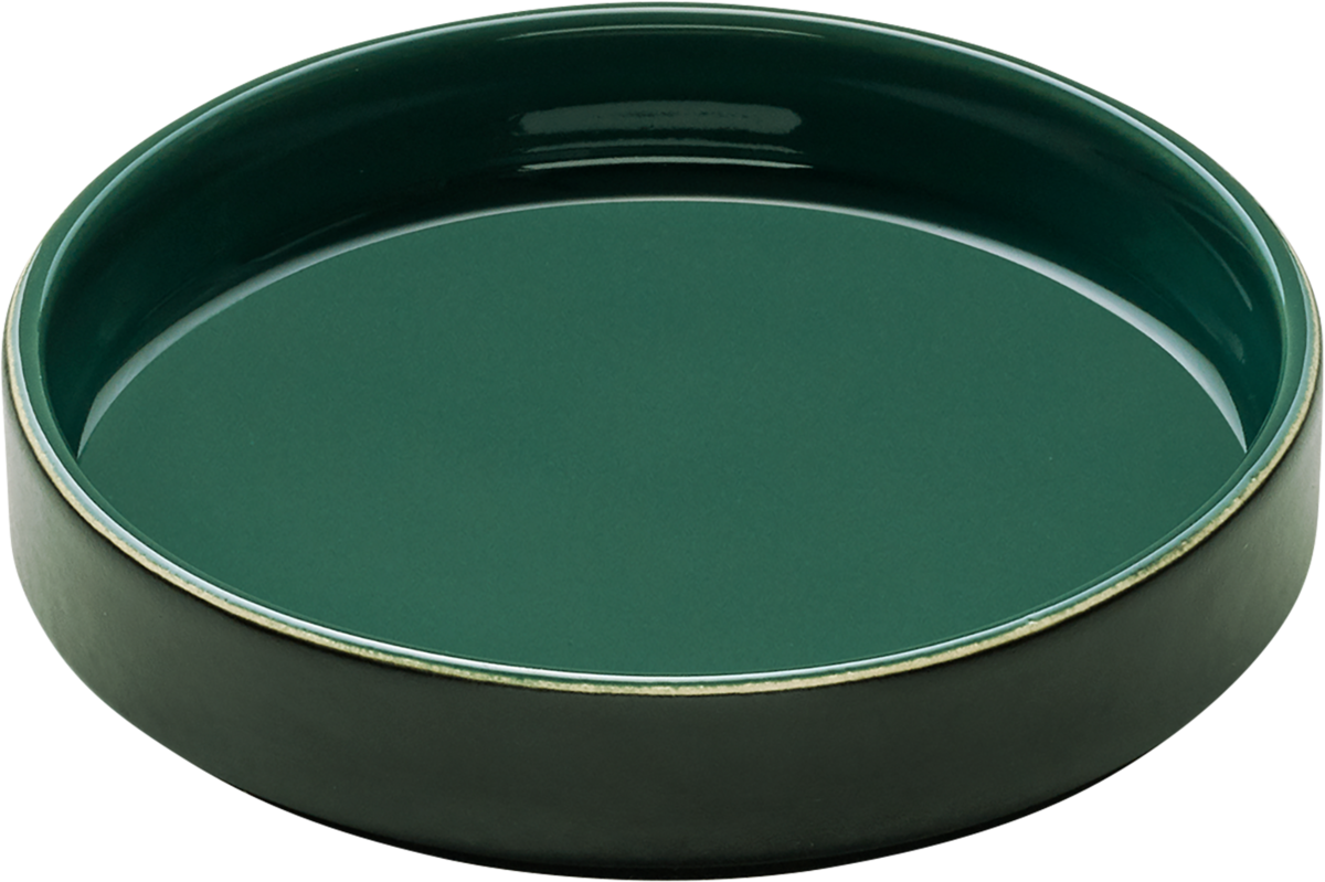 Cocotte modern lid/plate green 14cm