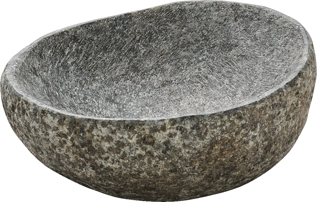Small stone bowl 9cm
