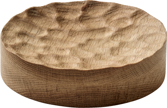 Plateau round oak 14cm