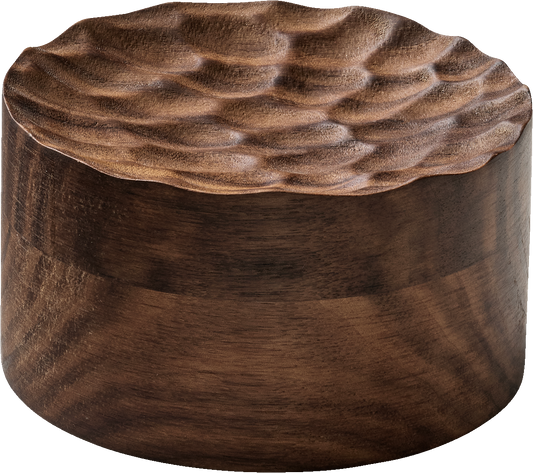 Plateau round walnut 10cm
