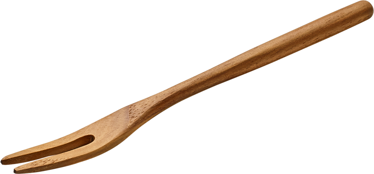 Wooden fork 15cm
