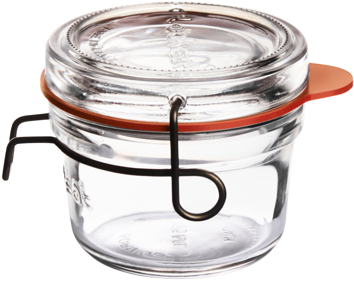 Clamp lid jar 0.125l