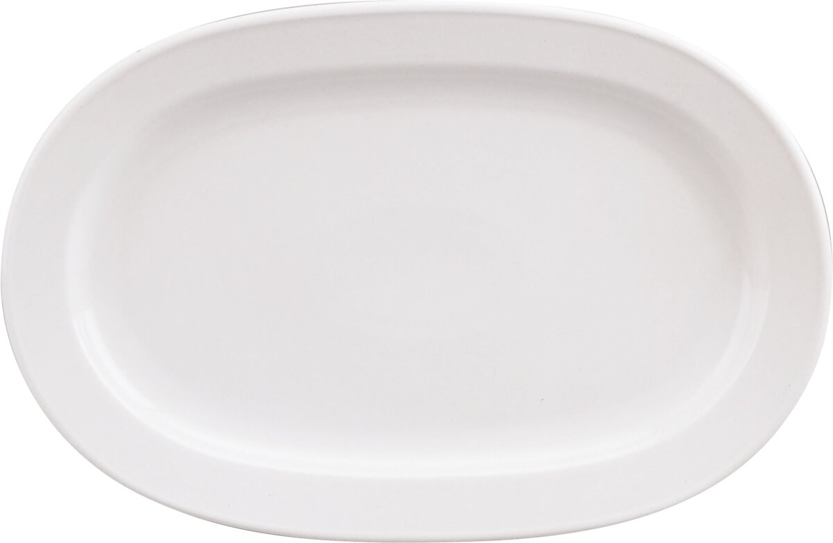 Platter oval with rim 42x29cm