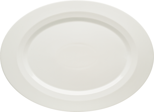 Platter oval with rim 38x28cm