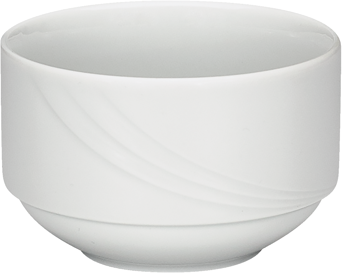 Bowl round stackable embossed 10cm/0.28l