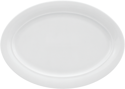 Platter oval with rim 29x21cm